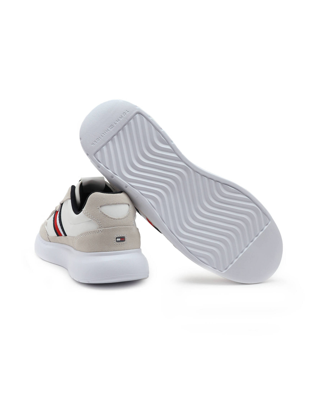 Кожаные кроссовки lightweight leather mix cup Tommy Hilfiger - бежевый(FM0FM04427)