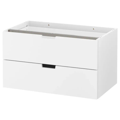 Модульный комод - IKEA NORDLI/НОРДЛИ ИКЕА, 45х47х80 см, белый