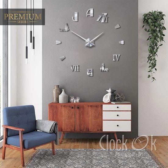 Настенные 3D часы Jazz