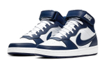 Nike Court Borough Mid 2 Little Obsidian Middle Plate Shoes GS Blue and White