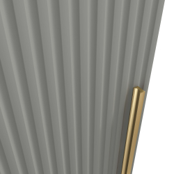 Шкаф для одежды, шкаф, Аляска, серый