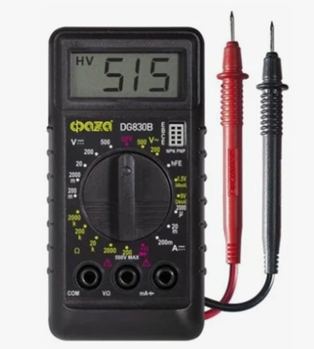Мультиметр ФАЗА цифровой DG830B