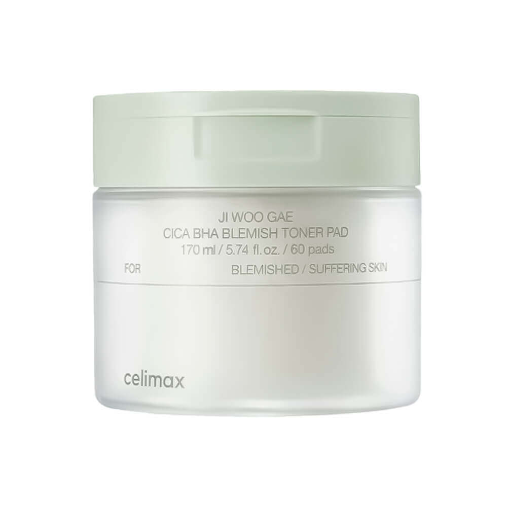 Пилинг-пэды от воспалений для проблемной кожи Celimax Ji Woo Gae Cica BHA Blemish Toner Pad