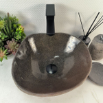 Каменная раковина из речного камня RS-05288 (38*35*15) 0860 из натурального камня