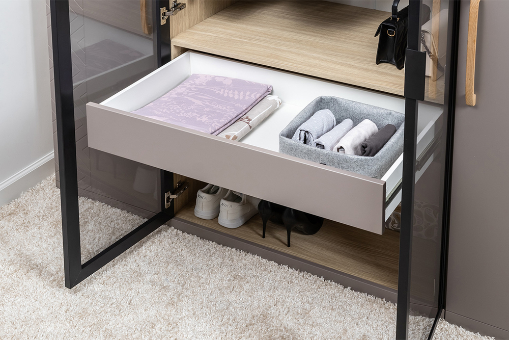 Шкаф-витрина 16.395, Плэйн, Веллюто Капучино