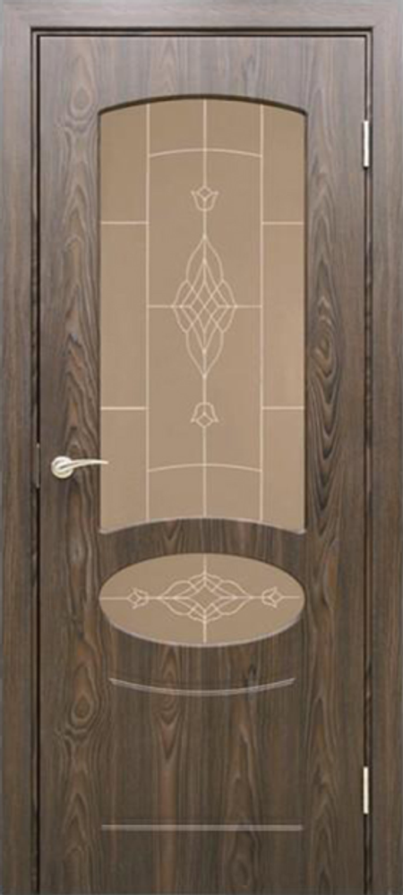 Дверь межкомнатная GEONA Каролина орех каналетто/OCC