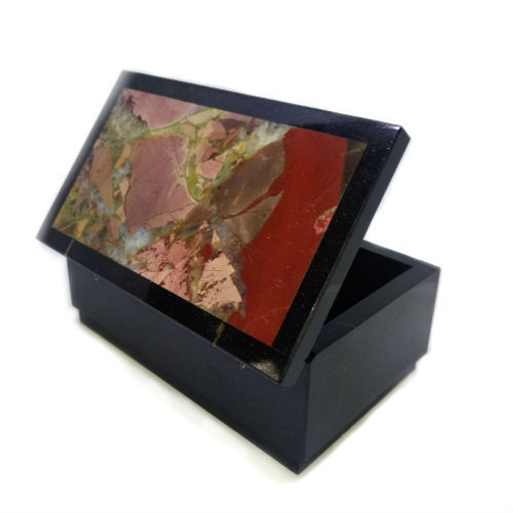 Шкатулка яшма, долерит