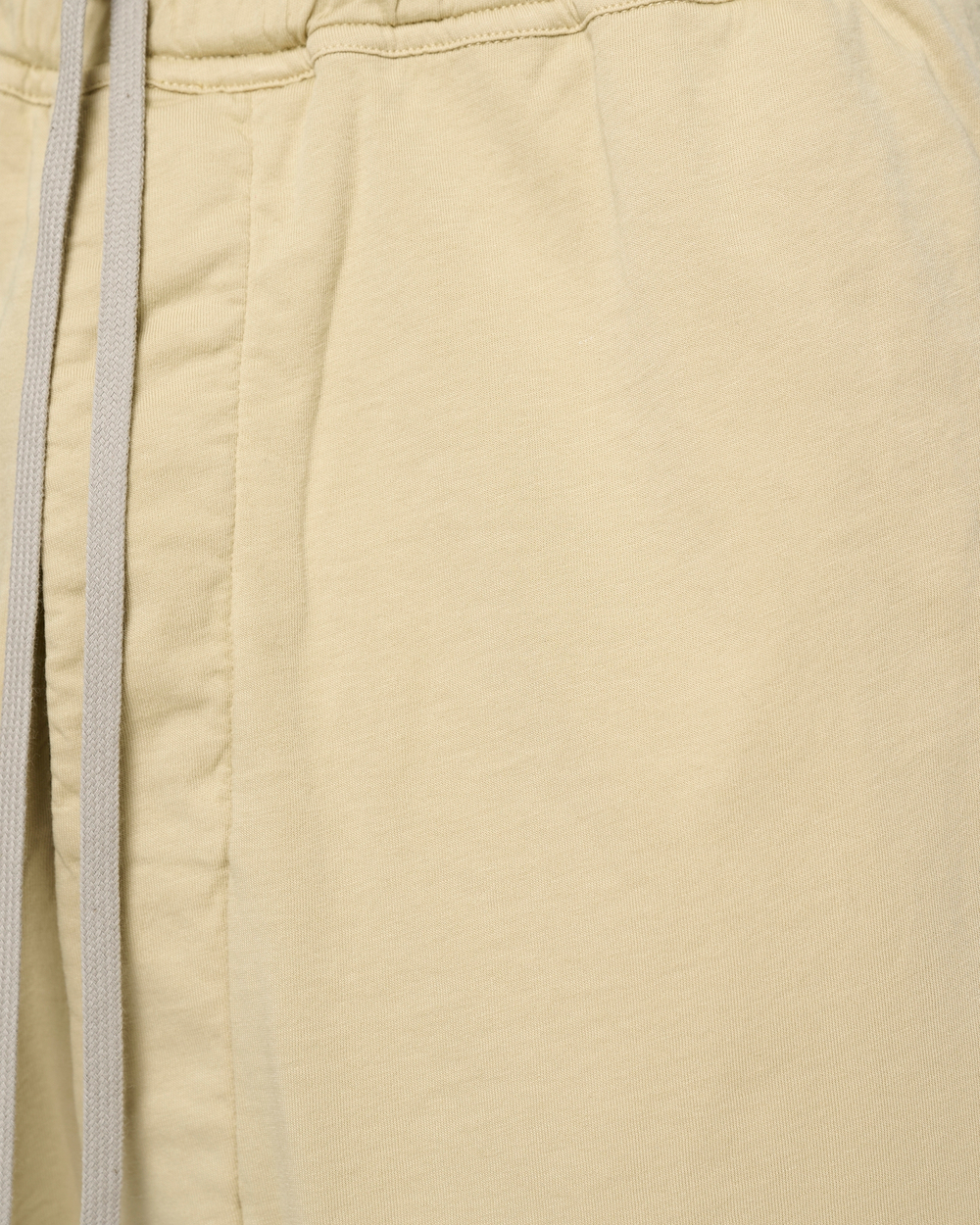 RICK OWENS DRKSHDW ШОРТЫ БЕЖЕВЫЕ HOLLYWOOD DRAWSTRING PODS