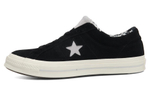 Converse One Star Tropical Feet Black White comfortable and versatile trend wrapping lightweight low-top sneakers for men and women in the same style black and white