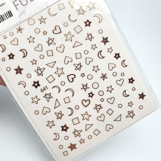 Наклейки для ногтей №641