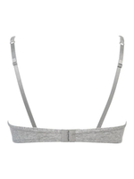 Бюстгальтер пуш-ап с градуированной чашкой из хлопковой ткани (Размер: 2B) (Цвет: белый)