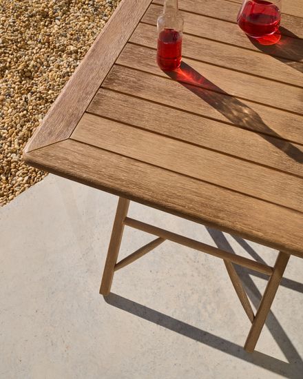 Складной стол Dandara дерево 66 x 66 см