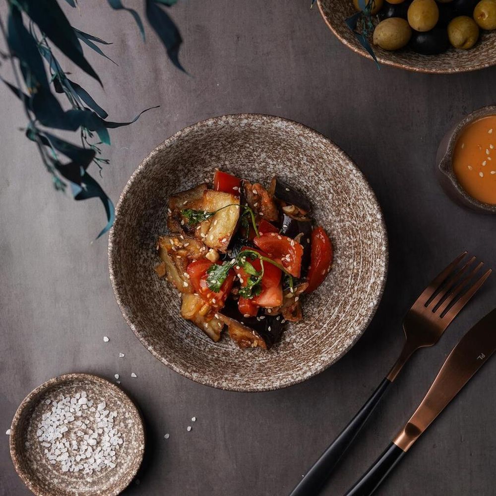 Салатник 730 мл d 16,8 см h5,6 см Brown Untouched Taiga P.L. Proff Cuisine [1]