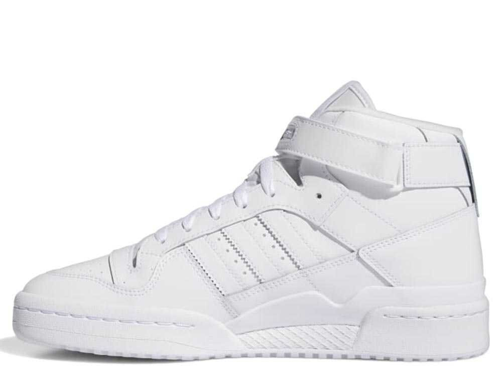Баскетбольные кроссовки Adidas Forum Mid White shoes