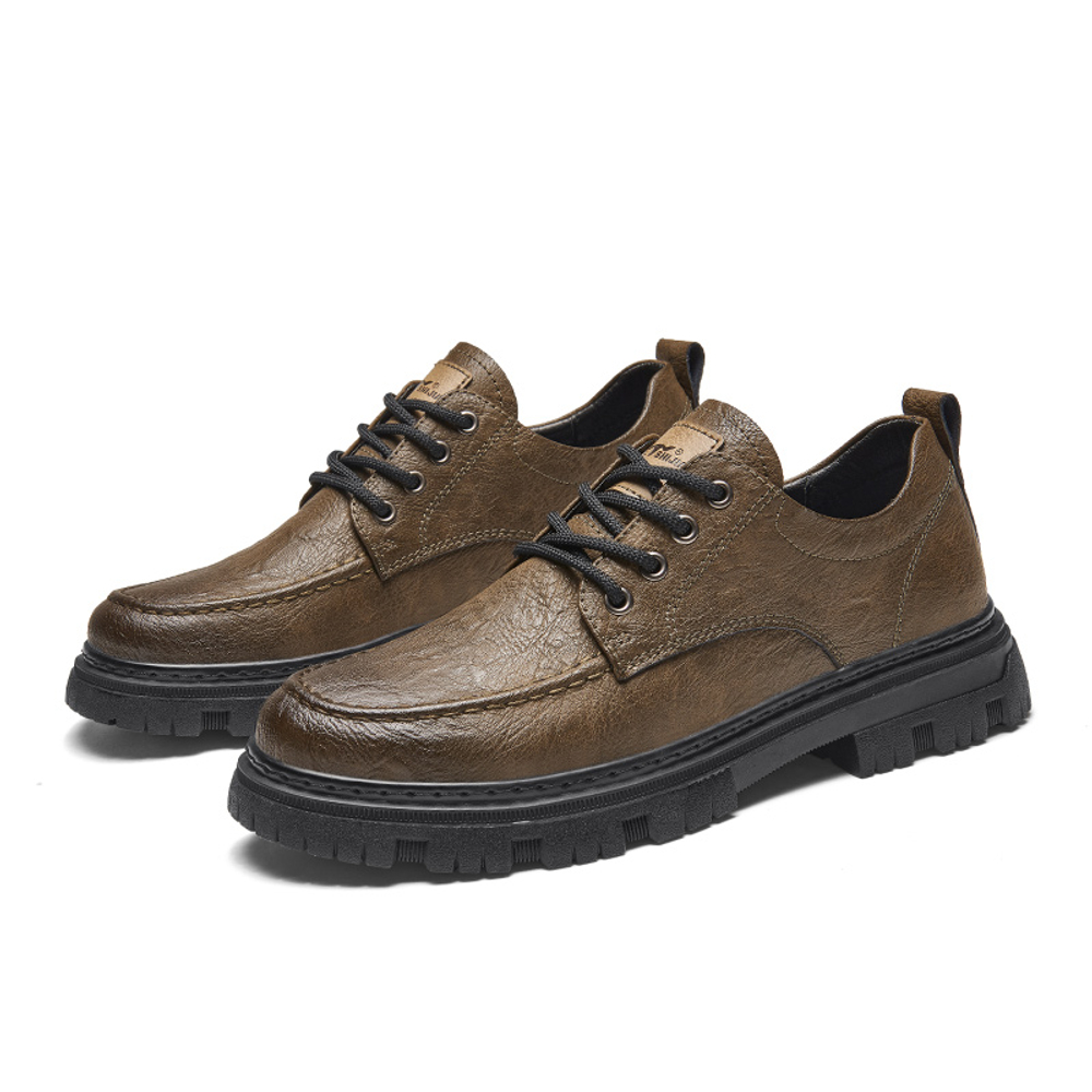 G.N.SHIJIA Work Boots Men"s Low top Black/Brown