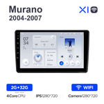 Teyes X1 9"для Nissan Murano 2004-2007