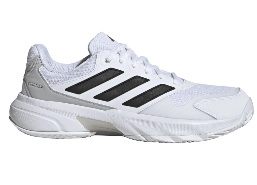 Мужские кроссовки теннисные Adidas CourtJam Control 3 M Clay - footwear white/core black/grey two