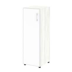 Yalta Шкаф узкий LT.SU-2.4 R (L) white Снежная Патина/Стекло White 400*450*1195