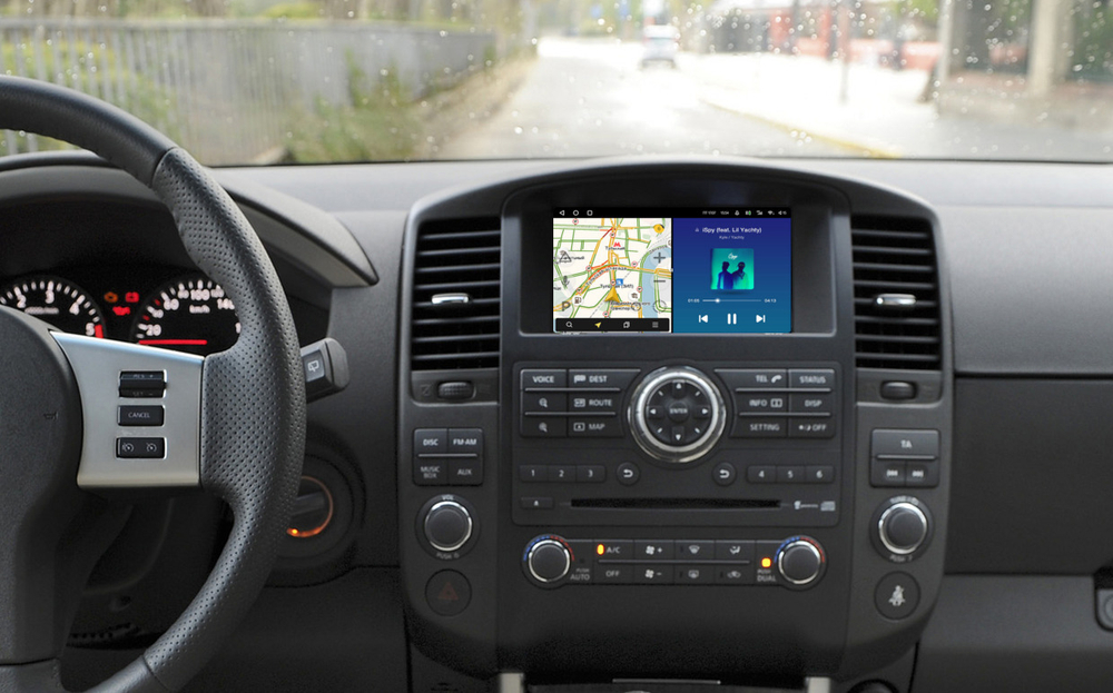 Навигационный блок для Nissan Pathfinder R51, Navara 2010-2014 (с сенсорным экраном) - Radiola RDL-08IT на Android 12, Carplay, 4G SIM-слот, 8/128ГБ