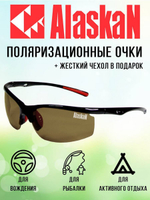 Поляризационные очки водителя (рыбака, охотника) жестк.чехол
