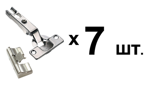 Комплект из 7-ми доводчиков с петлей