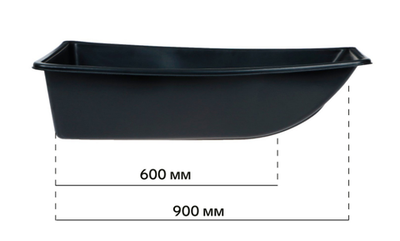 Сани рыбацкие YUGANA "С-3/1" 1000×520×250 мм