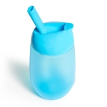 Munchkin поильник непроливайка с трубочкой Simple Clean Straw 296 мл с 12 мес ,голубой 90018