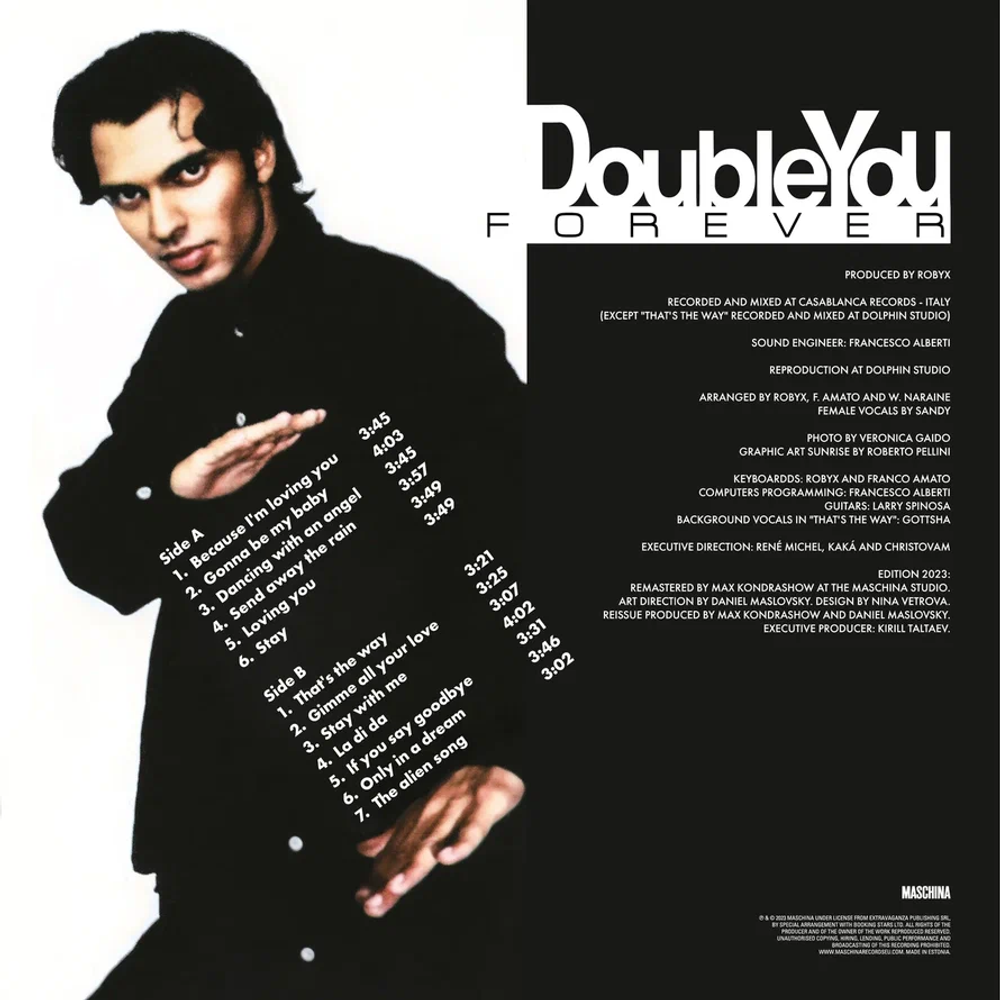LP: Double You — «Forever» (1996/2023) [Limited Orange Vinyl]