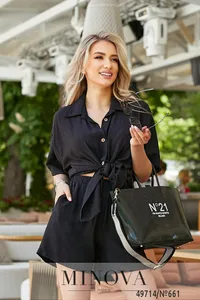 Костюм 661-черный Minova