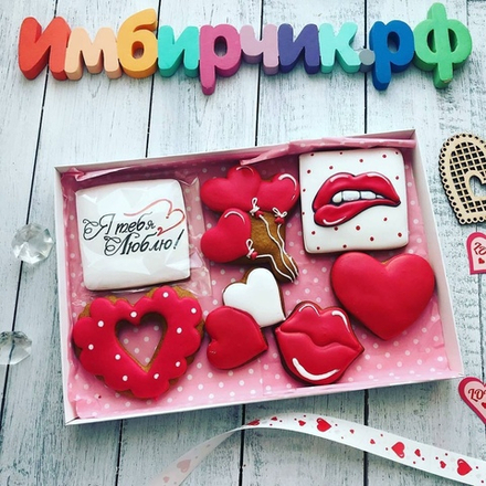 Имбирные пряники Любовь