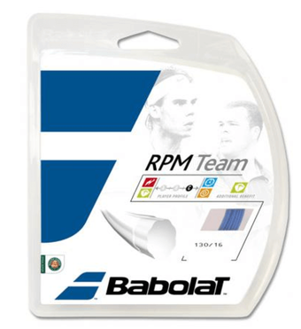 Теннисные струны Babolat RPM Team (12 m) - небесный