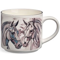 КРУЖКА LEFARD "HORSE" СЕРЕБРО 500МЛ