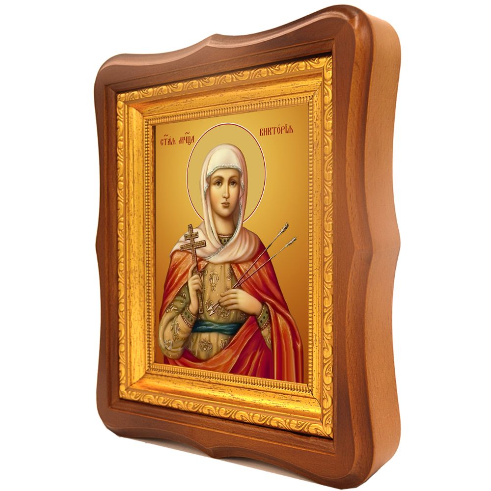 Святая Виктория Кордувийская (Кордубская). Икона на холсте.
