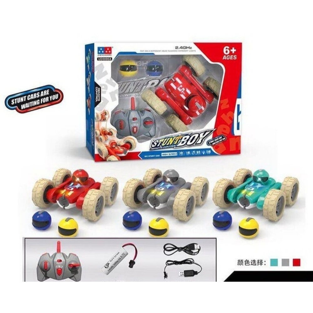 Машинка перевёртыш радиоуправляемая жестами и пультом Stunt Boy UD2210A, Skidding Stunt Car