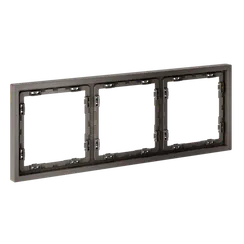 Рамка пластиковая VOLTUM S70 на 3 пост, (капучино) vls100314