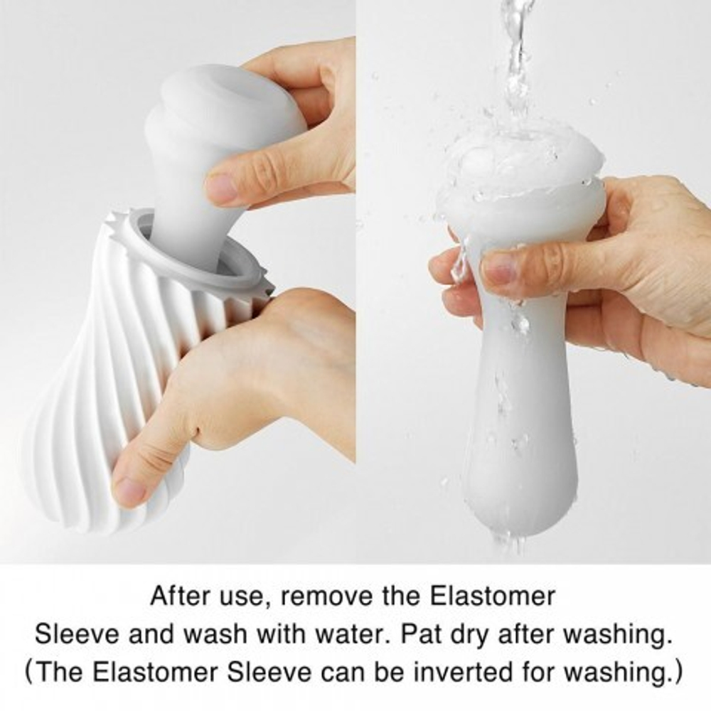 TENGA FLEX Мастурбатор Silky White