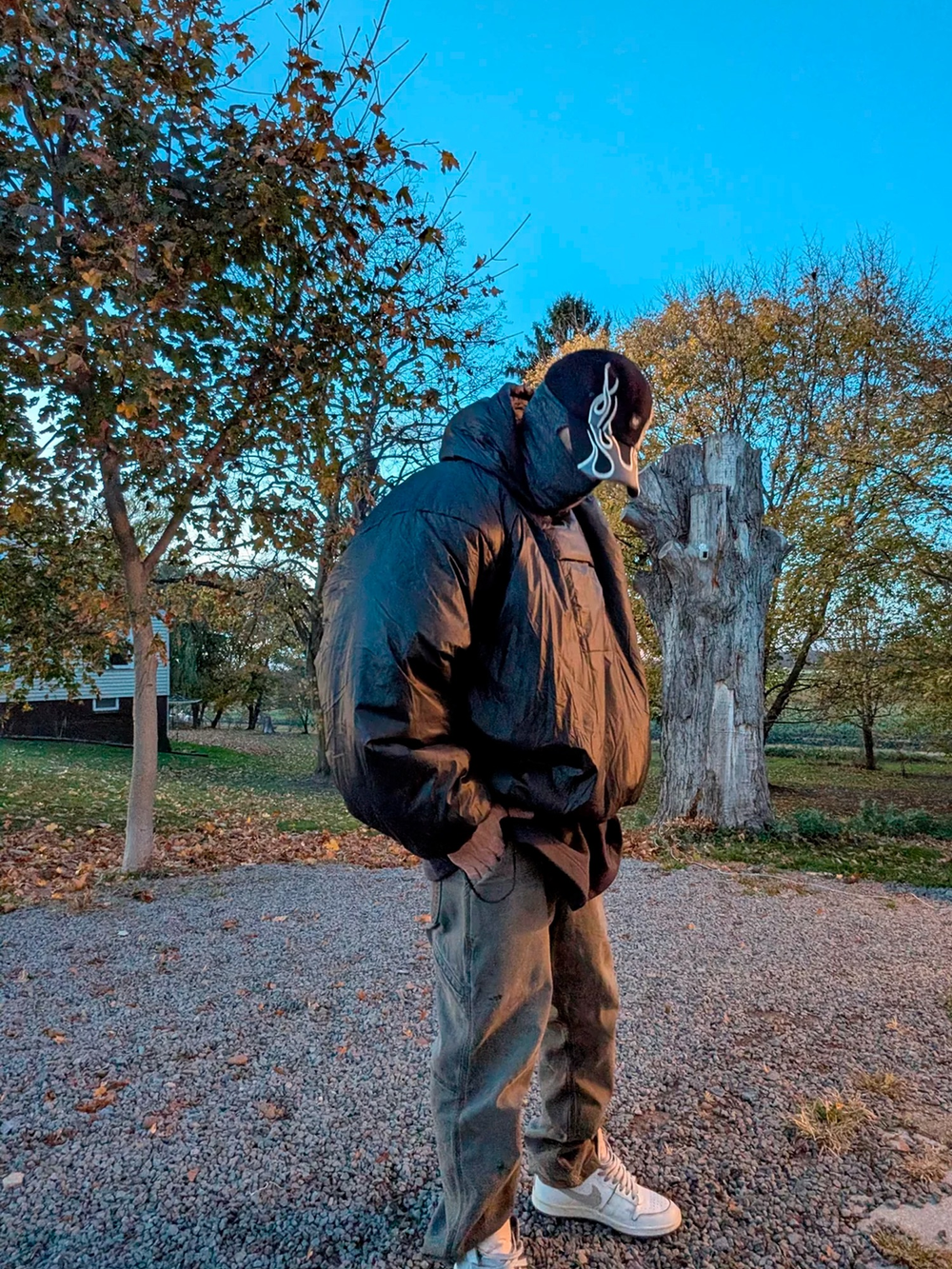 Утепленная куртка Yeezy Gap Engineered by Balenciaga Padded Anorak Black