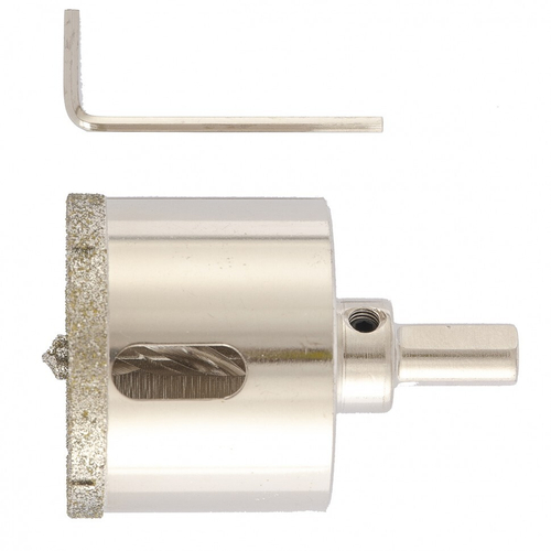 726503 Сверло алмазное по керамограниту, 50 х 67 мм, 3-гранный хвостовик// Matrix