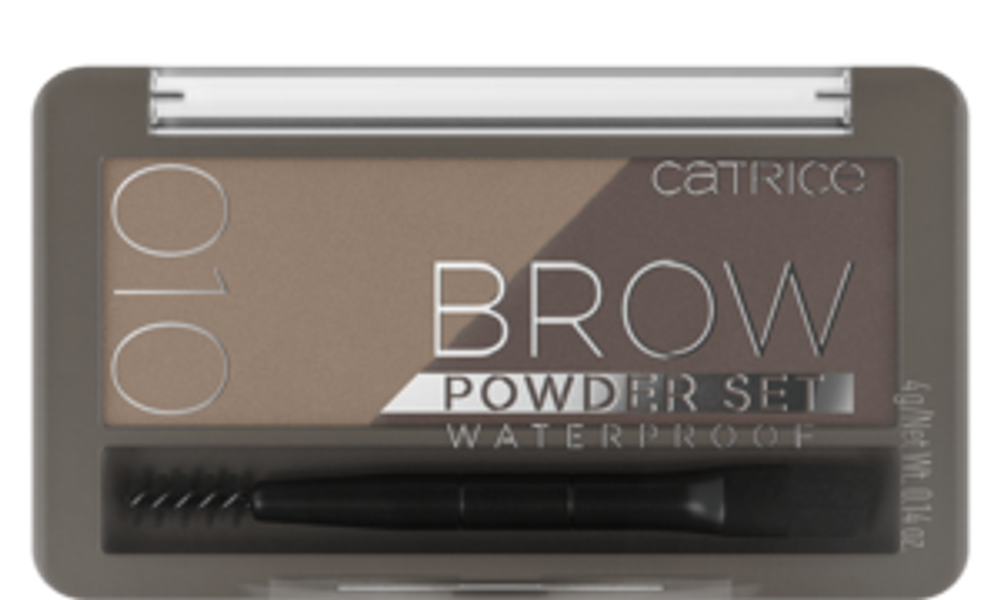 Водостойкая пудра для бровей в наборе CATRICE 010