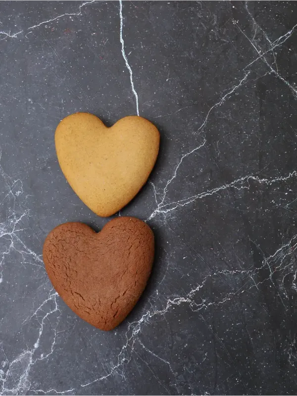 Большой набор сердец с сахарной глазурью для росписи