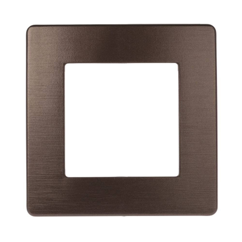 Рамка для розеток и выключателей ЭРА Серия 12 12-5101-13 на 1 пост, Сатин, бронза