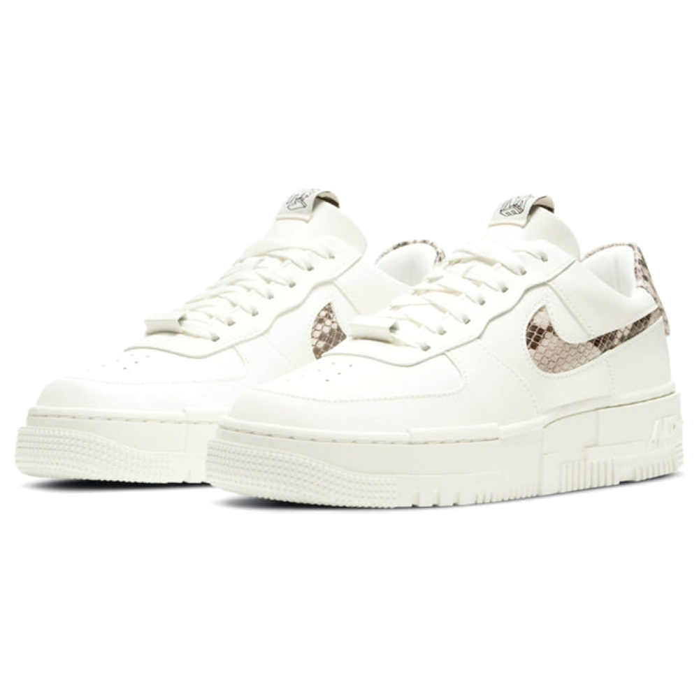 Кроссовки Nike Air Force 1 Low GS Pixel SE Sail Snake