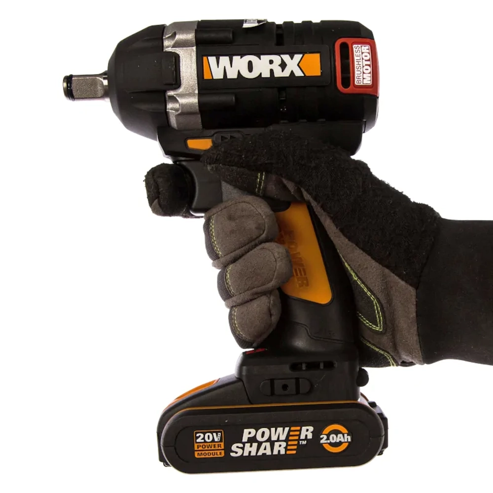 WORX WX279 аккумуляторный гайковерт (2 x 2 Ач, ЗУ)