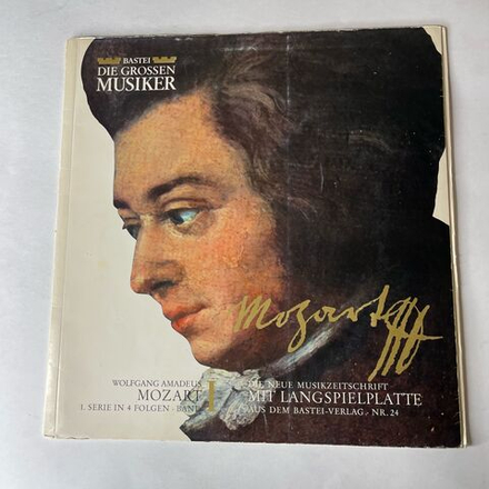 Винтажная виниловая пластинка LP W. A. Mozart В. А. Моцарт, 1. Serie In 4 Folgen Band I (Германия 1968) 10 дюймов