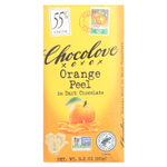 Chocolove, кожура апельсина в темном шоколаде, 55% какао, 90 г (3,2 жидк. унции)
