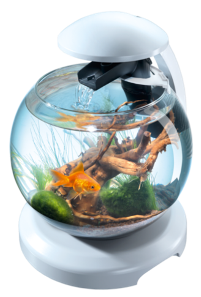 Аквариум Tetra Cascade Globe White 6,8л круглый с LED светильником, белый