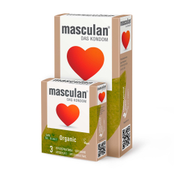 Презервативы Masculan Organic Экологически чистые, Классические, 3 шт.