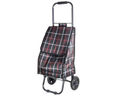 Тележка сумка на колесах хозяйственная складная на колесиках для продуктов грузовая 30 кг D203ECO Brown 002251