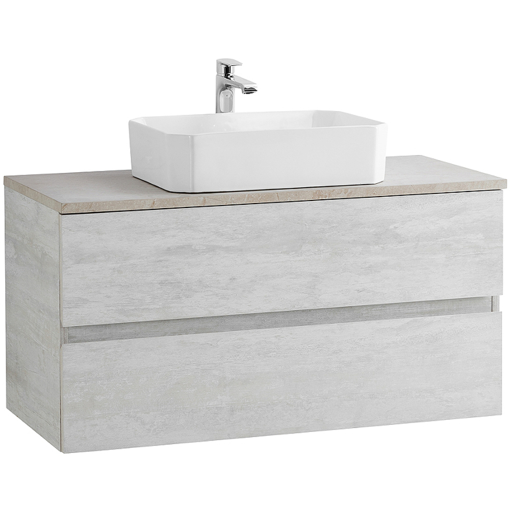 Тумба под раковину Cezares Molveno 46 80 MOLVENO 46-80-2C-SO-LB подвесная Legno Bianco
