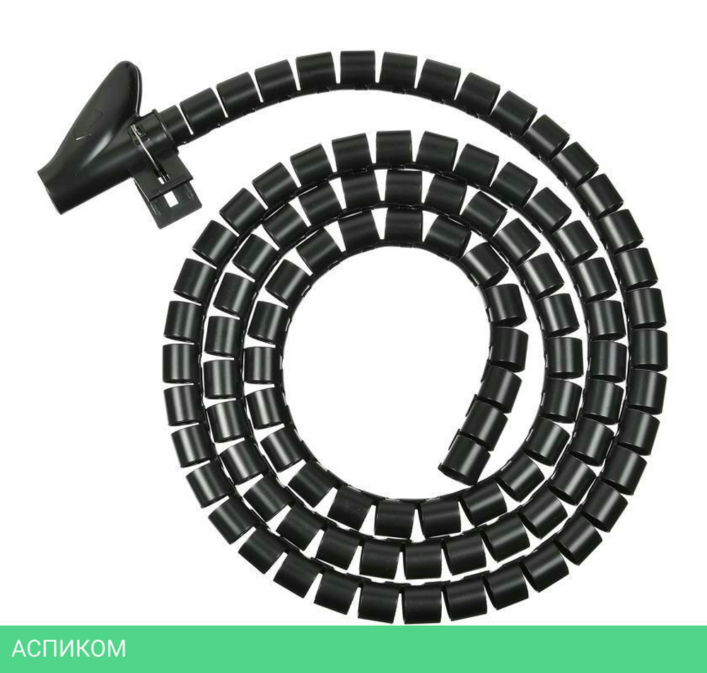 Лента спиральная Buro Spiral Hose 15x1500mm Black (BHP CG155B)
